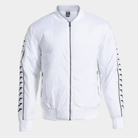 Joma Icono Street Bomber Jacket (Junior) - White Black