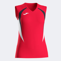 Joma Championship Sleeveless Shirt (Adult) - Red Black