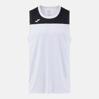 Joma Phoenix III Sleeveless Shirt (Adult) - White Black