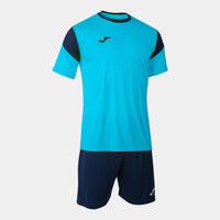 Joma Phoenix Two-piece (Junior) - Fluorescent Turquoise Navy Blue