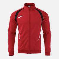 Joma Championship Full Zip Sweatshirt (Adult) - Red Black