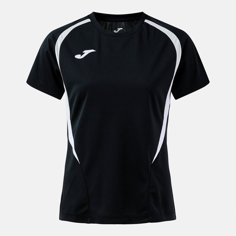 Joma Championship Short Sleeve T-shirt (Adult) - Black Light Gray