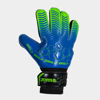 Joma Calcio Goalkeeper Gloves (Junior) - Fluorescent Green Royal Blue