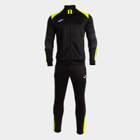 Joma Danubio Tracksuit (Adult) - Fluorescent Yellow Black