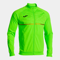 Joma Record III Full Zip Sweatshirt (Adult) - Fluorescent Green
