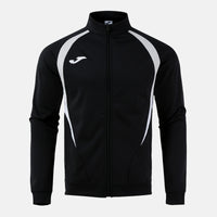 Joma Championship Full Zip Sweatshirt (Adult) - Black Gray