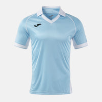 Joma Vintage Eco Retro Short Sleeve T-shirt (Junior) - Sky Blue White