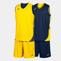 Joma Kansas Two-piece (Junior) - Navy Blue Yellow