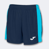 Joma Maxi Shorts (Adult) - Fluorescent Turquoise Navy Blue