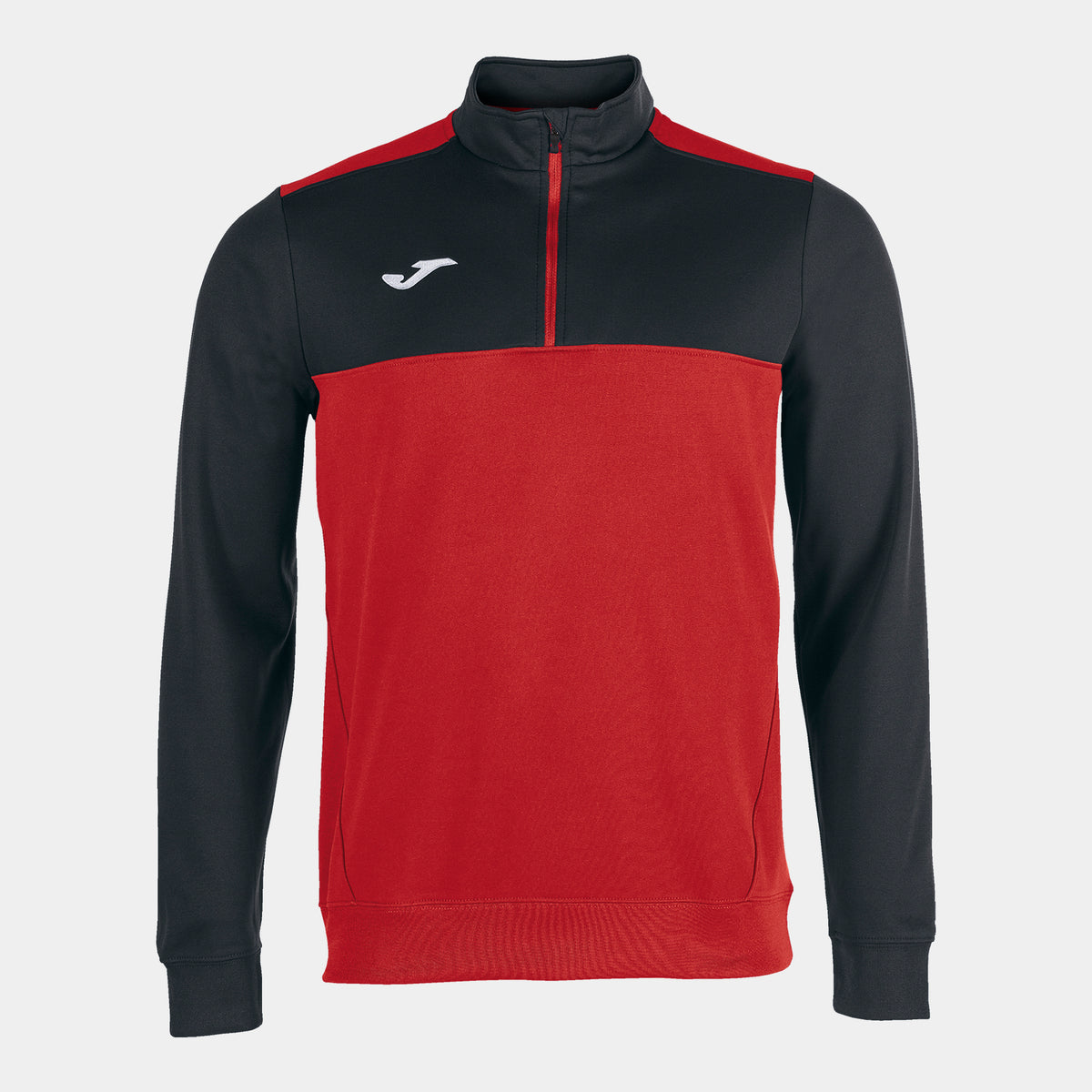 Joma Sweatshirt With Zip Winner (Adult) - Red Black