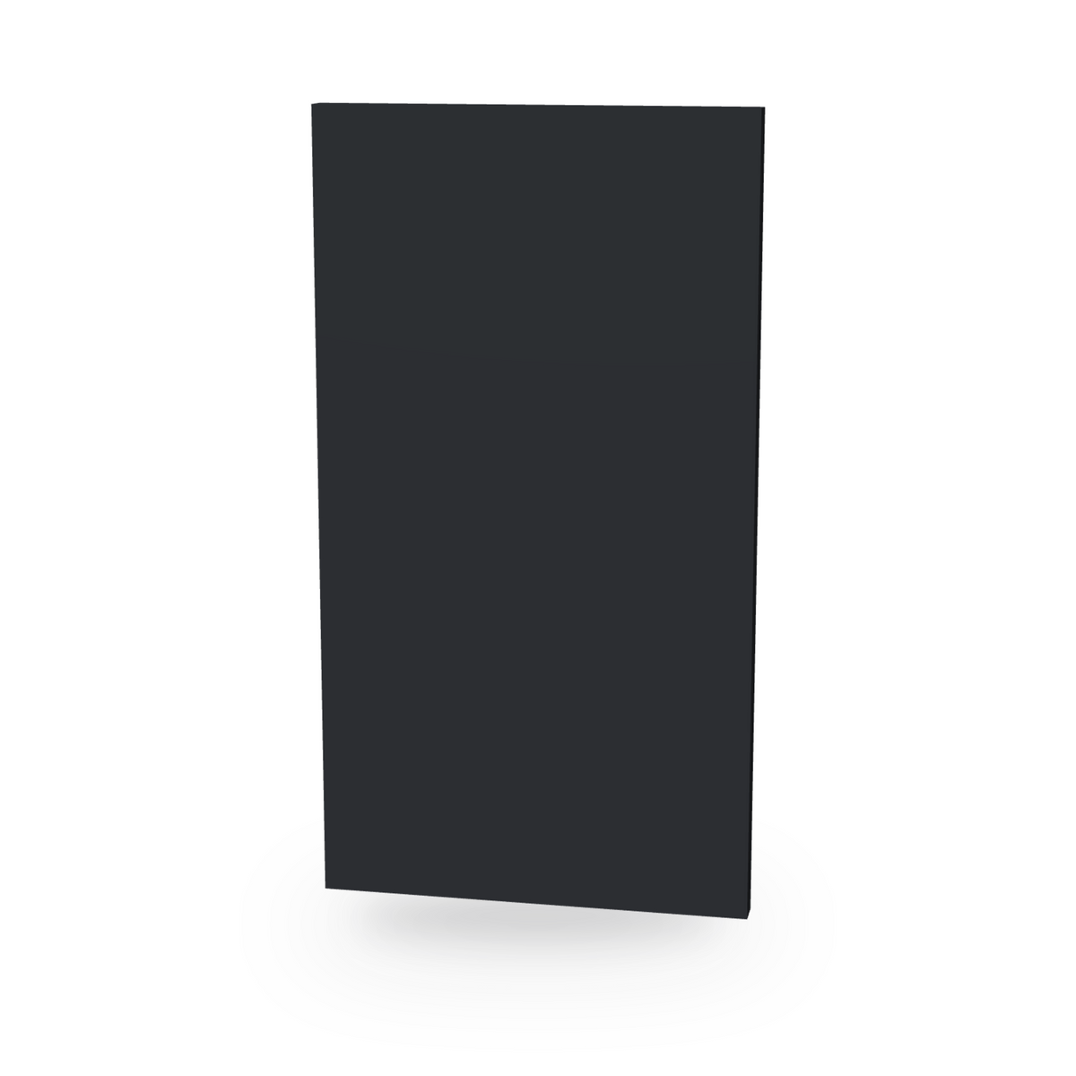 Blank glossy slate 12 by 22cm, portrait, ready to be personalised